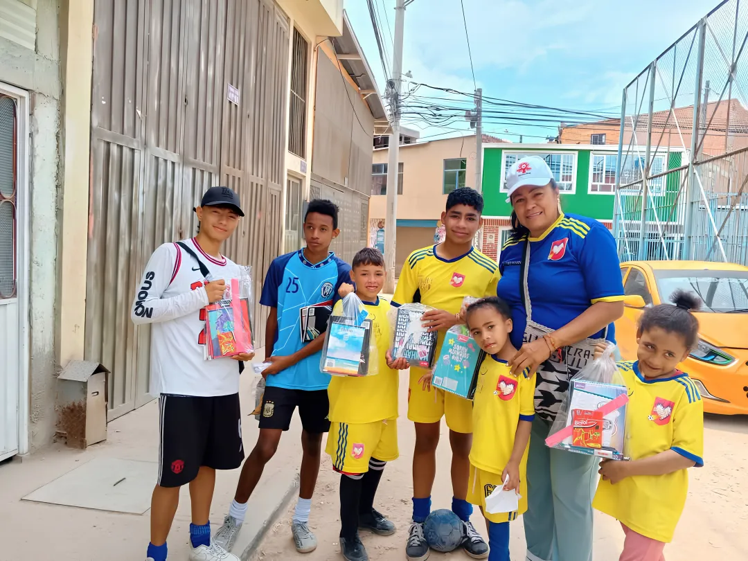 Comunidad y equipo de la Fundación Quiero Verte Sonreír